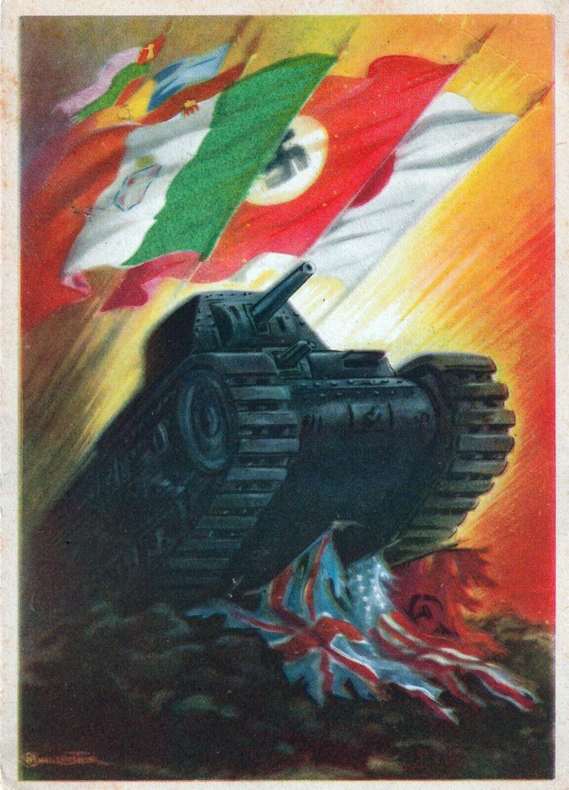 Italian postcard, 1942