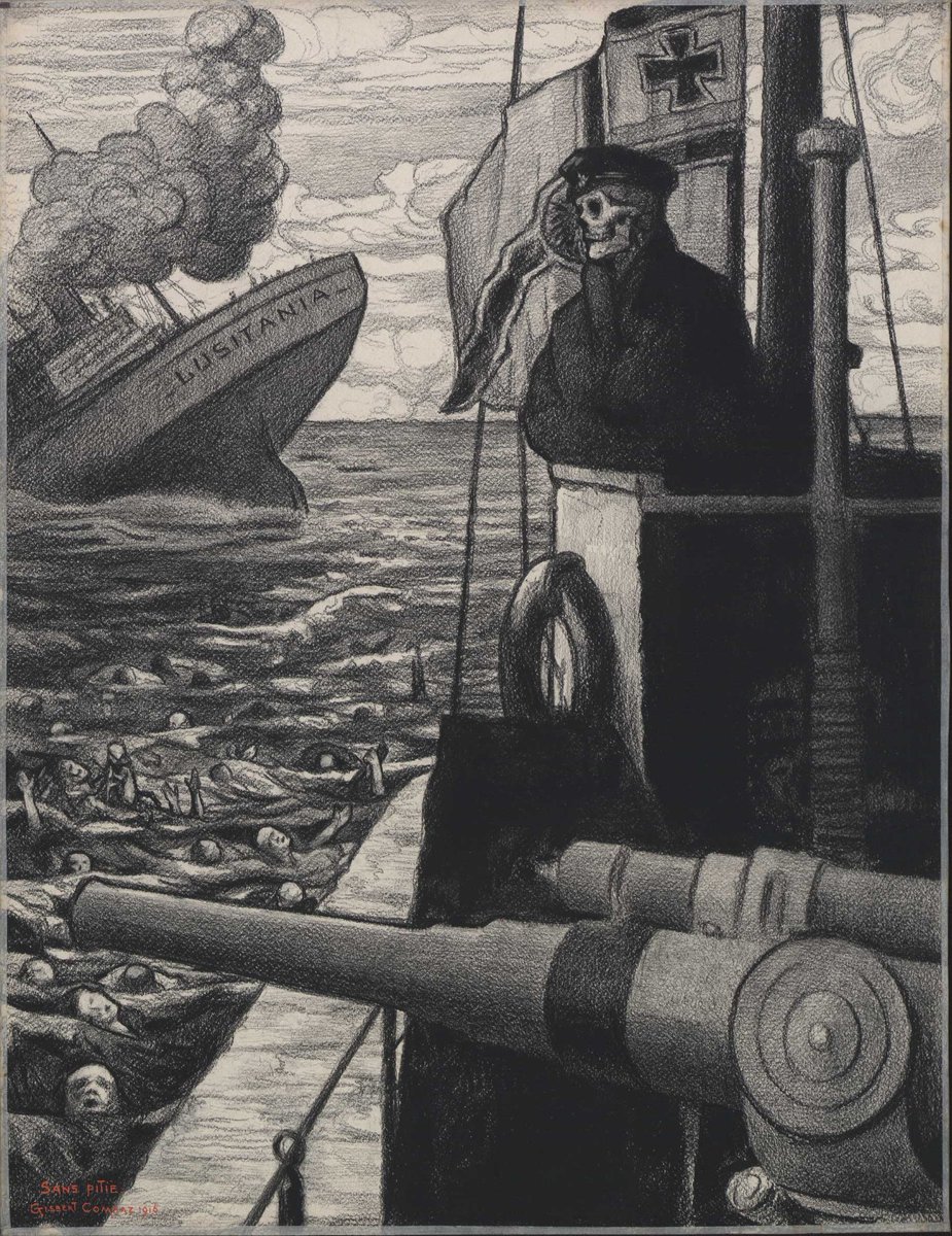 Without mercy (Belgian illustration, 1916)