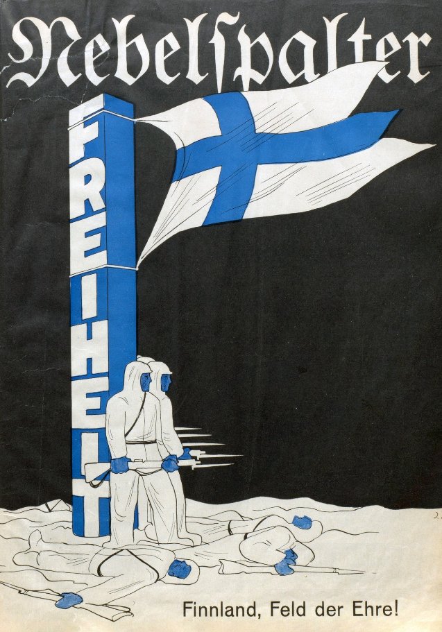 Finland, field of honour! (Swiss illustration, 1940)